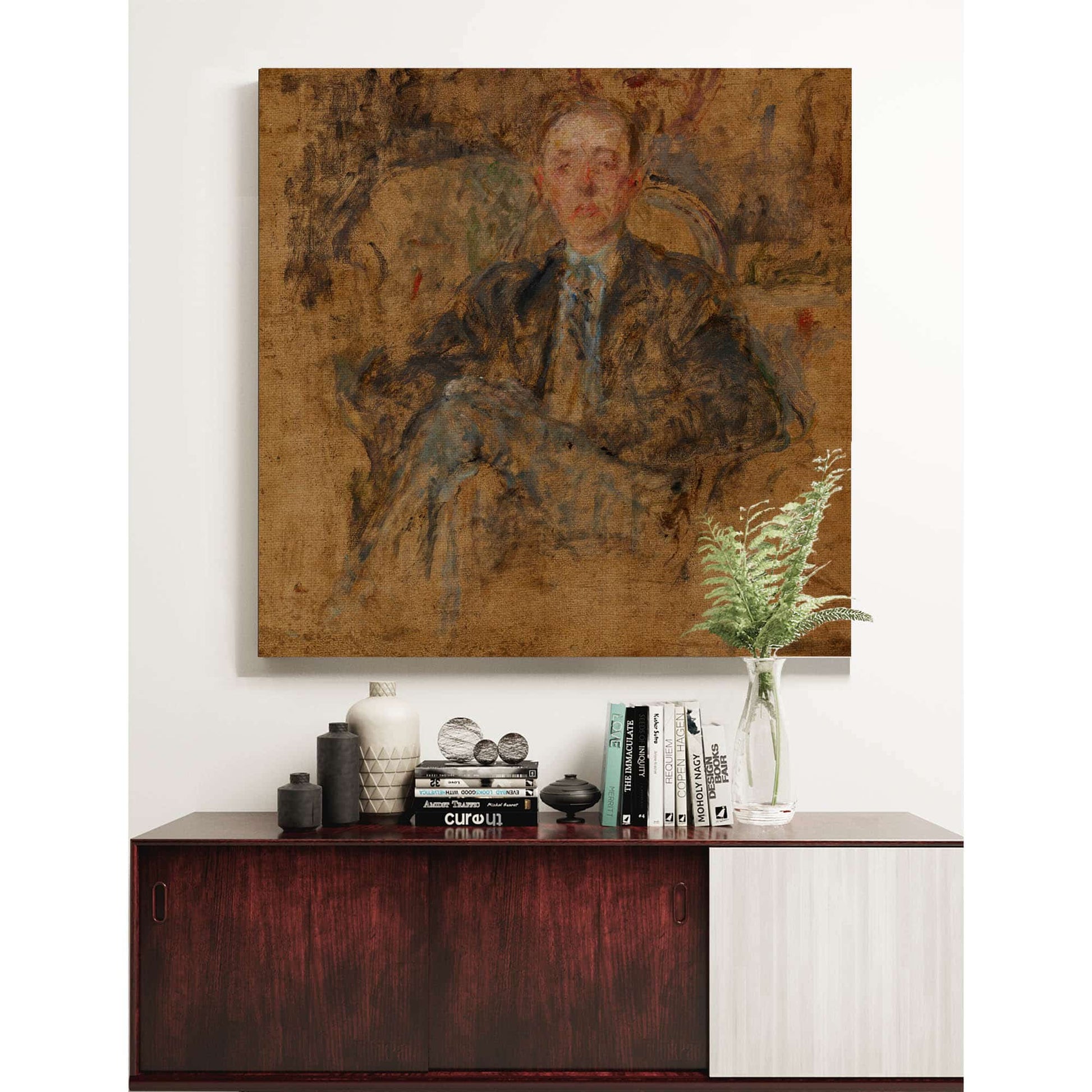 Study Of A Male Figure by Olga Boznanska Posters, Prints, & Visual Artwork