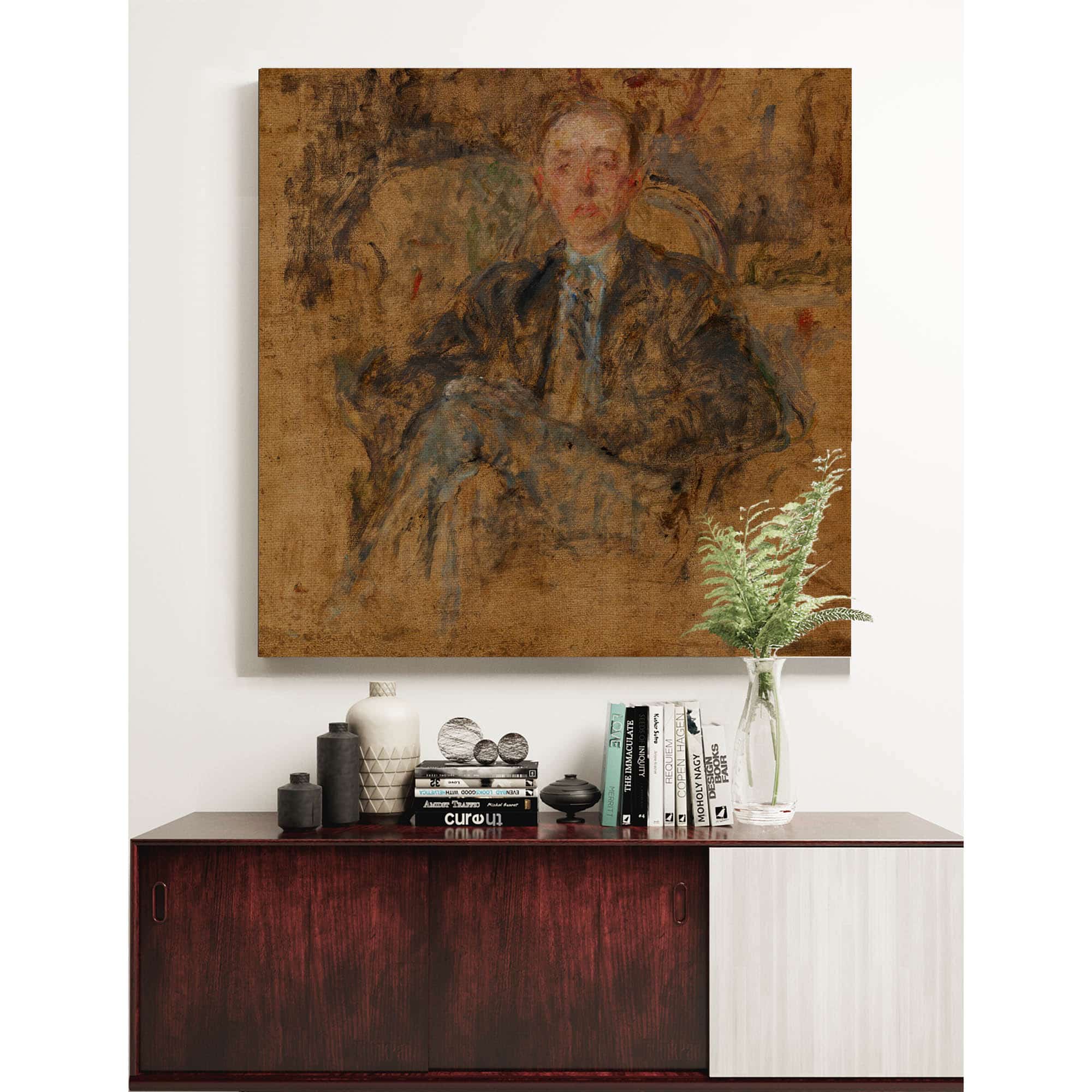 Study Of A Male Figure by Olga Boznanska Posters, Prints, & Visual Artwork