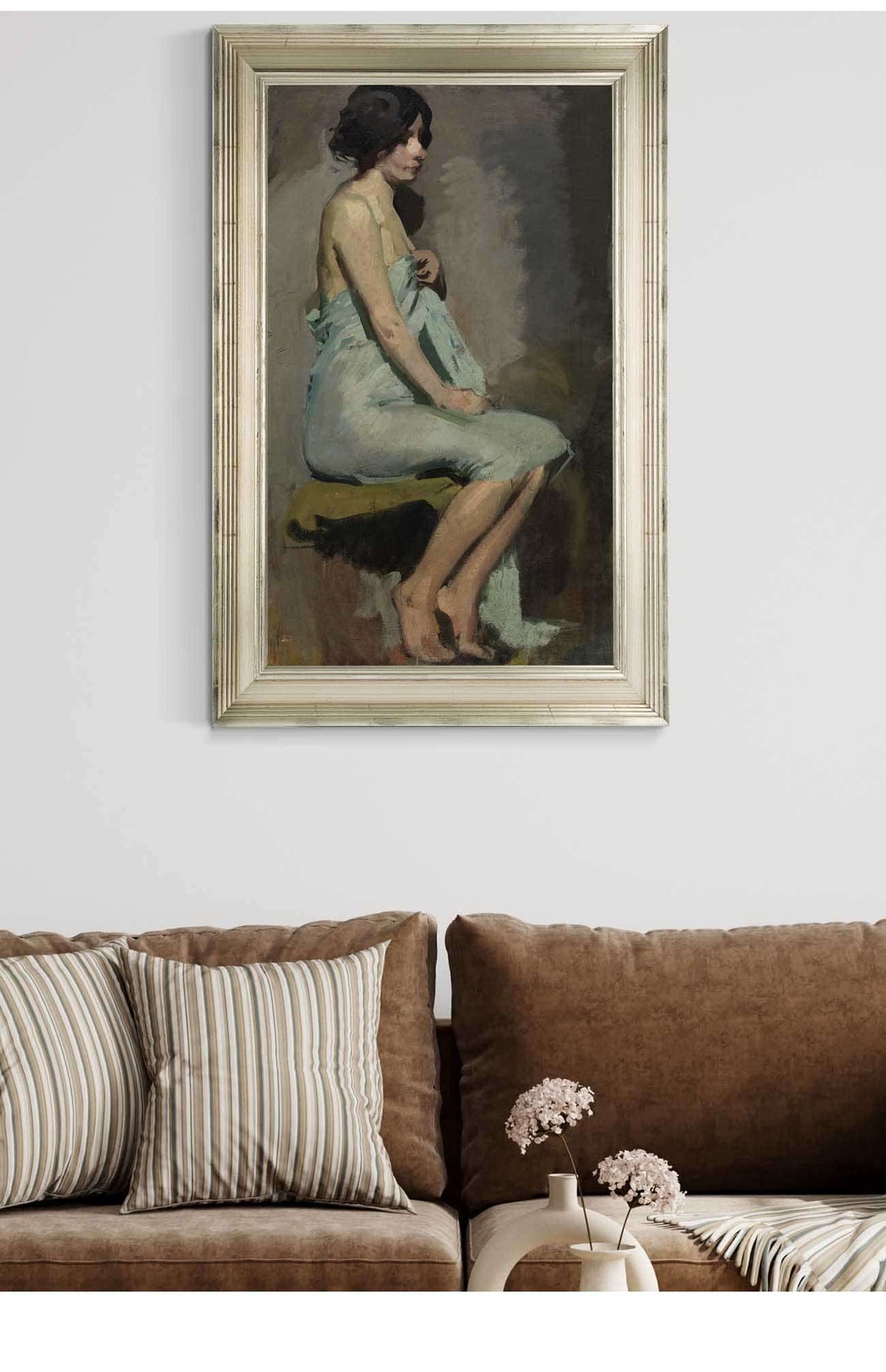 Study Of A Seated Woman by Alice Pike Barney Posters, Prints, & Visual Artwork