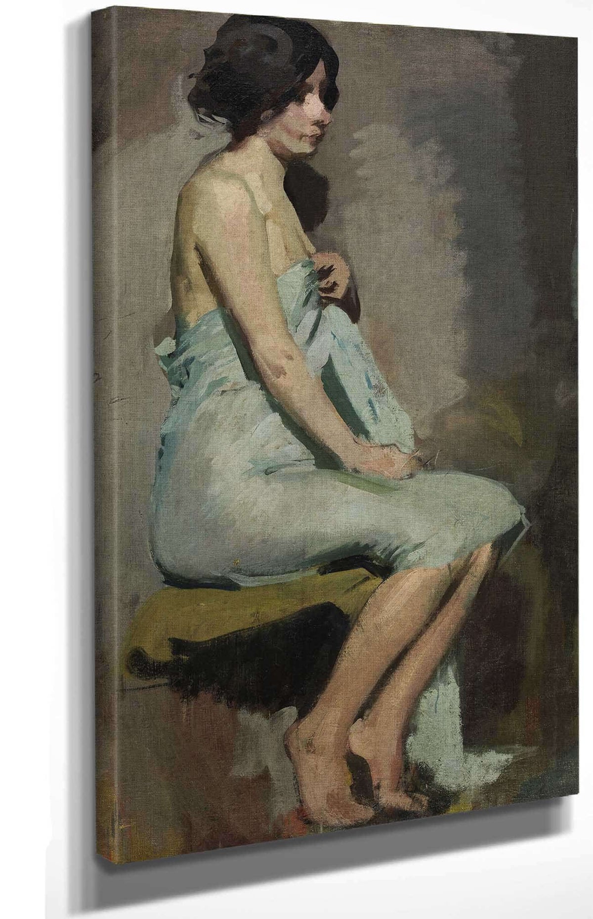 Study Of A Seated Woman by Alice Pike Barney Posters, Prints, & Visual Artwork