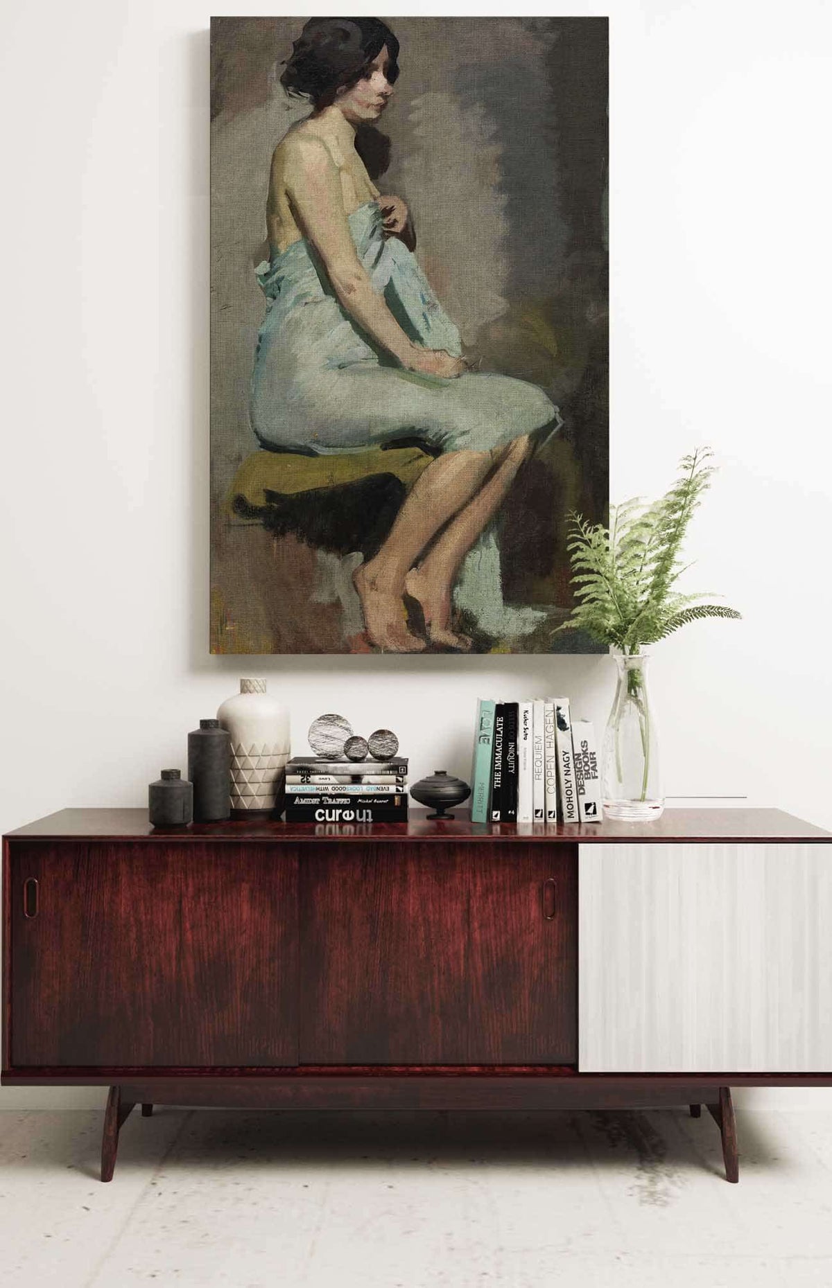 Study Of A Seated Woman by Alice Pike Barney Posters, Prints, & Visual Artwork