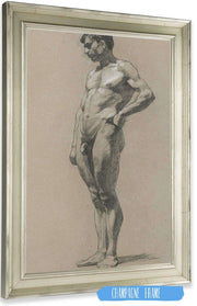 Study Of A Standing Man by Jozef Hanula Posters, Prints, & Visual Artwork