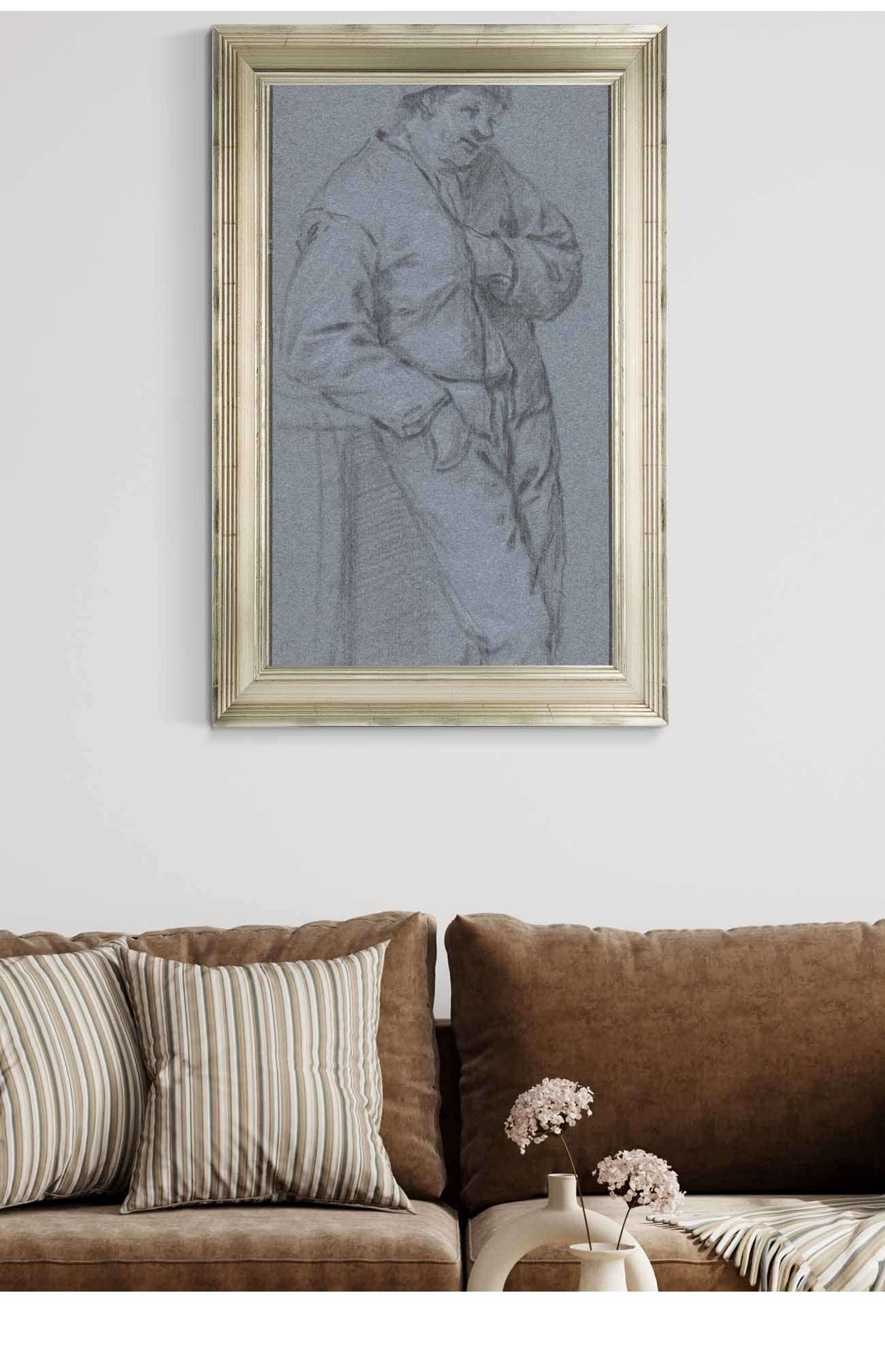 Study Of A Standing Peasant Th Century by Adriaen Van Ostade Posters, Prints, & Visual Artwork
