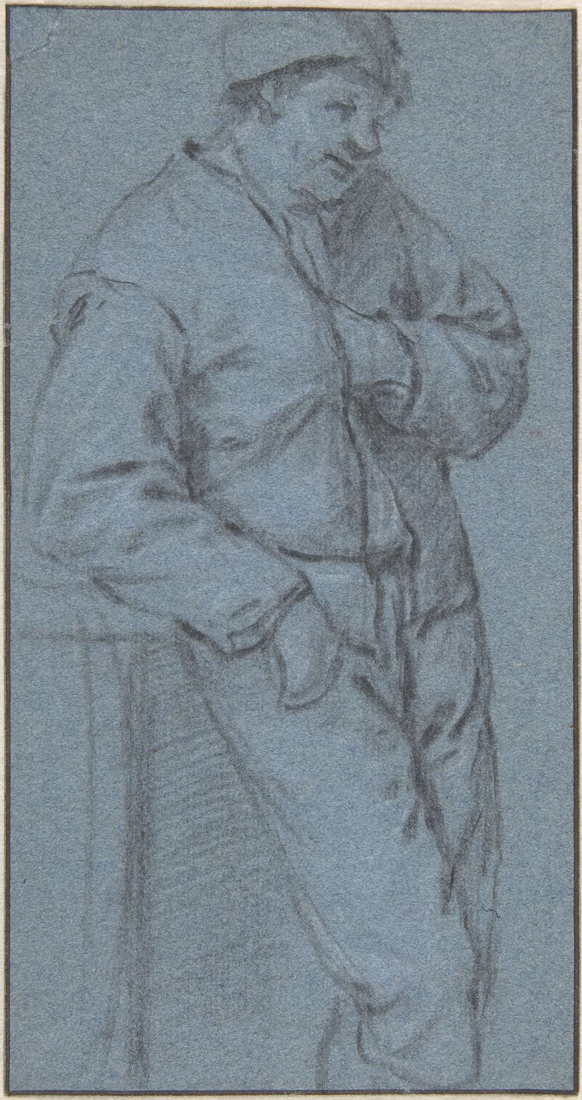 Study Of A Standing Peasant Th Century by Adriaen Van Ostade Posters, Prints, & Visual Artwork