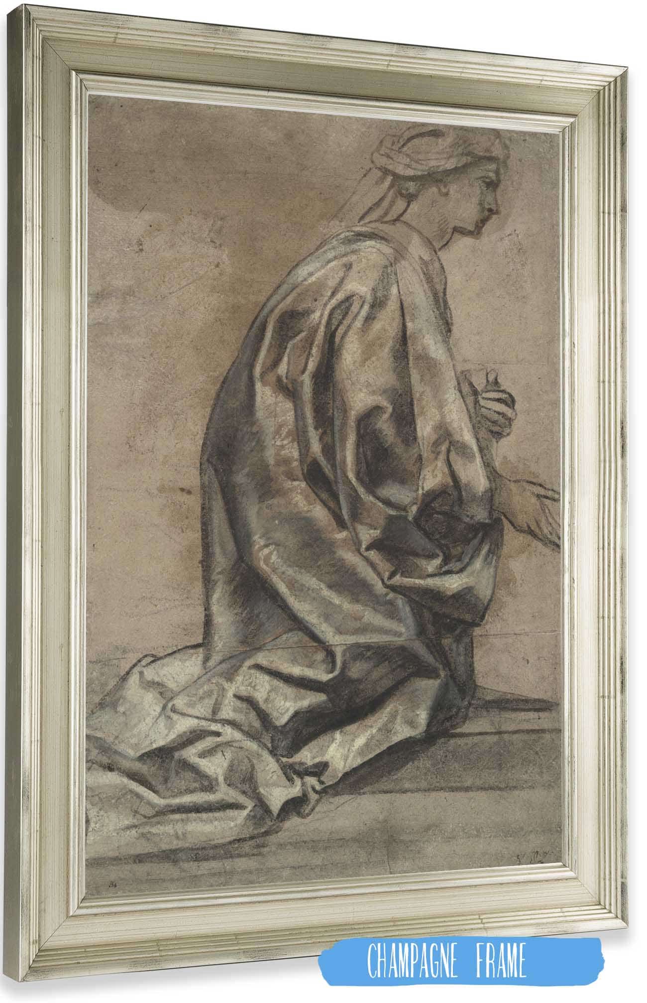 Study Of Drapery   by Jacob Jordaens Posters, Prints, & Visual Artwork