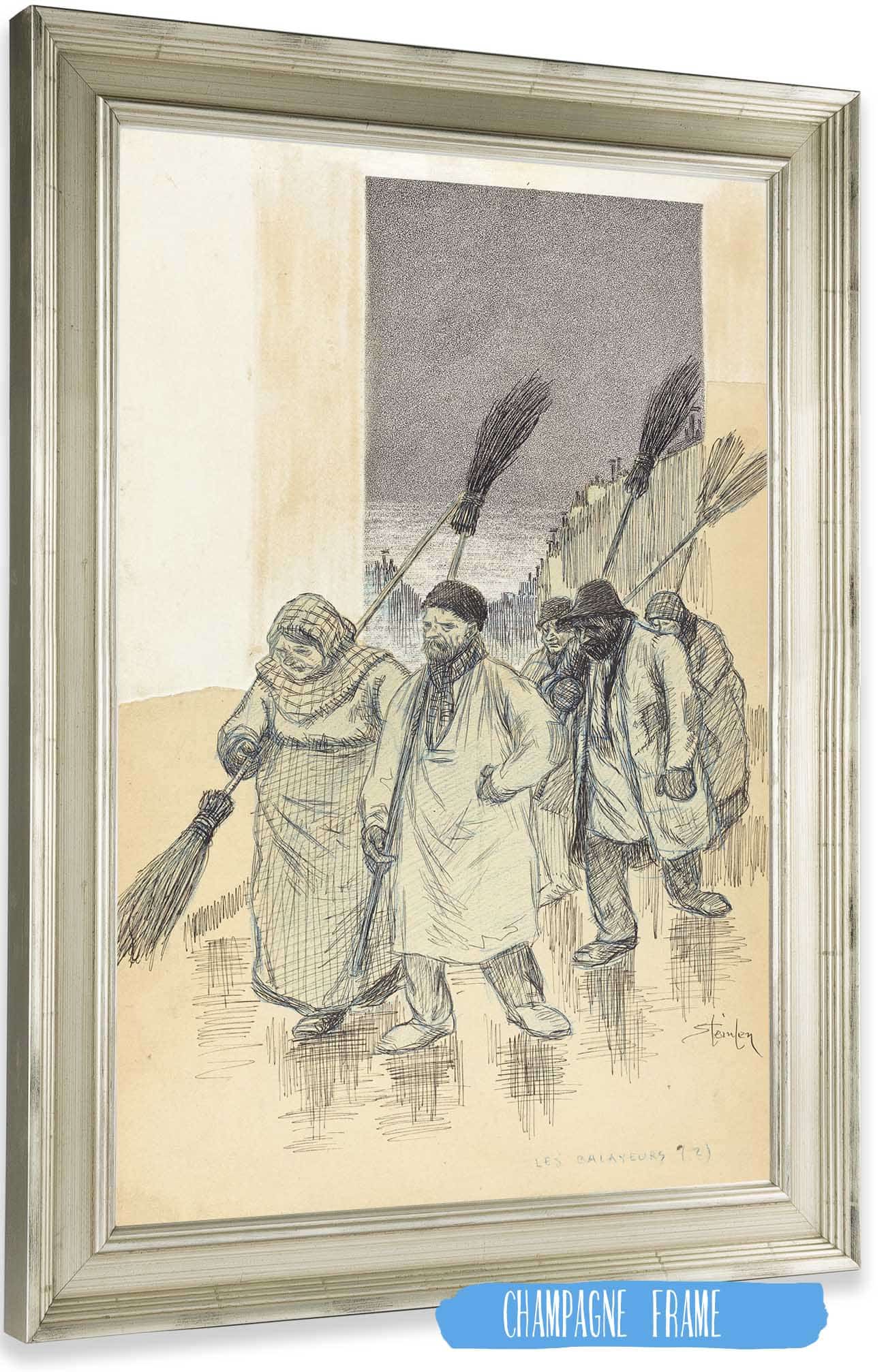 Sweepers by Theophile Alexandre Steinlen Posters, Prints, & Visual Artwork
