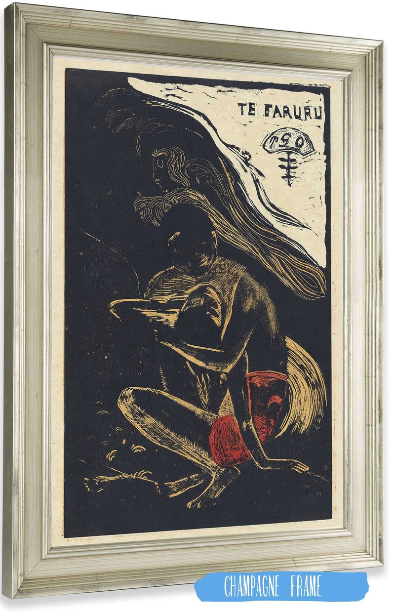 Te Faruru They Are Making Love Here by Paul Gauguin Posters, Prints, & Visual Artwork