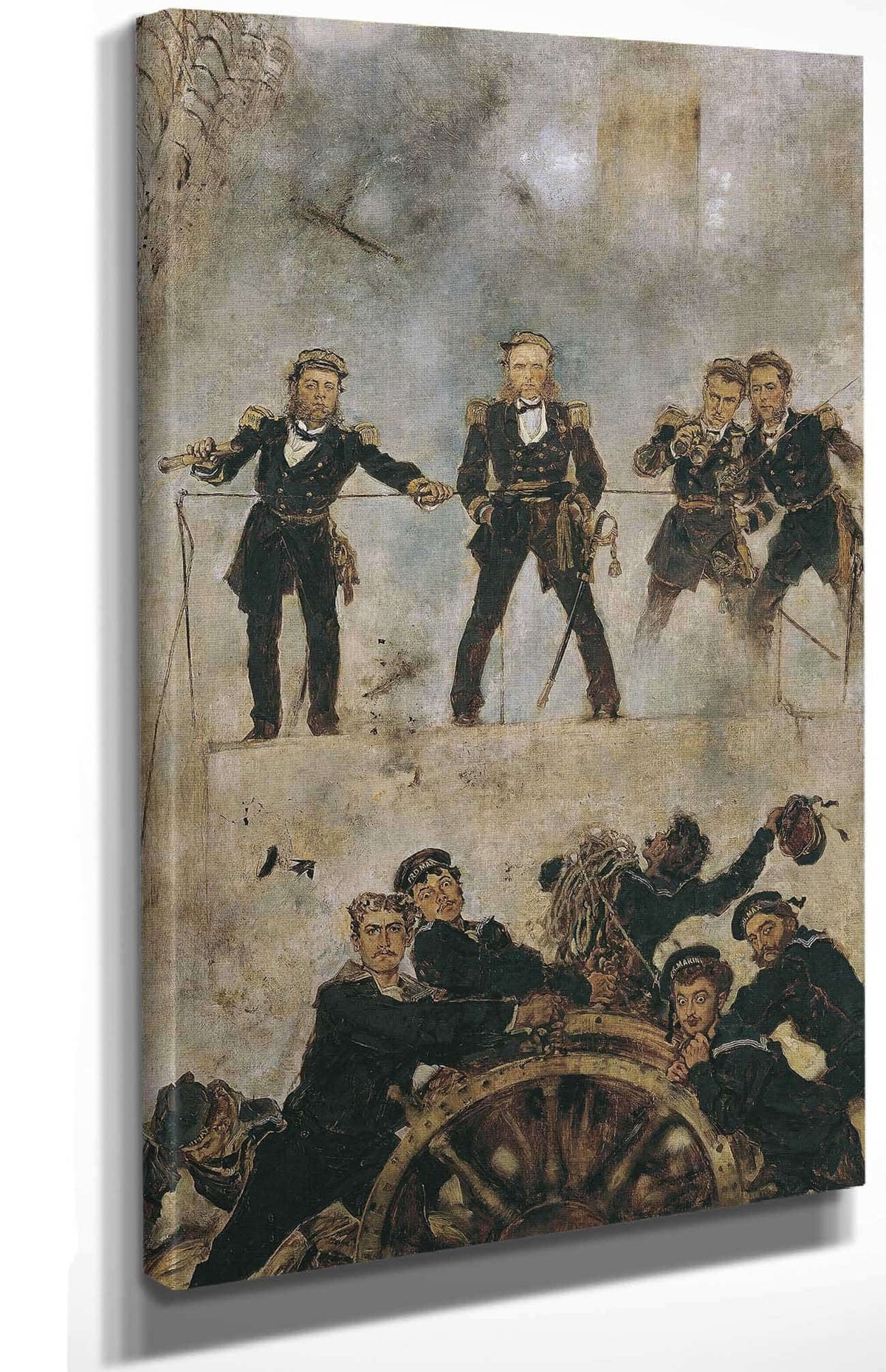 Tegetthoff In Der Seeschlacht Bei Lissa I by Anton Romako Posters, Prints, & Visual Artwork