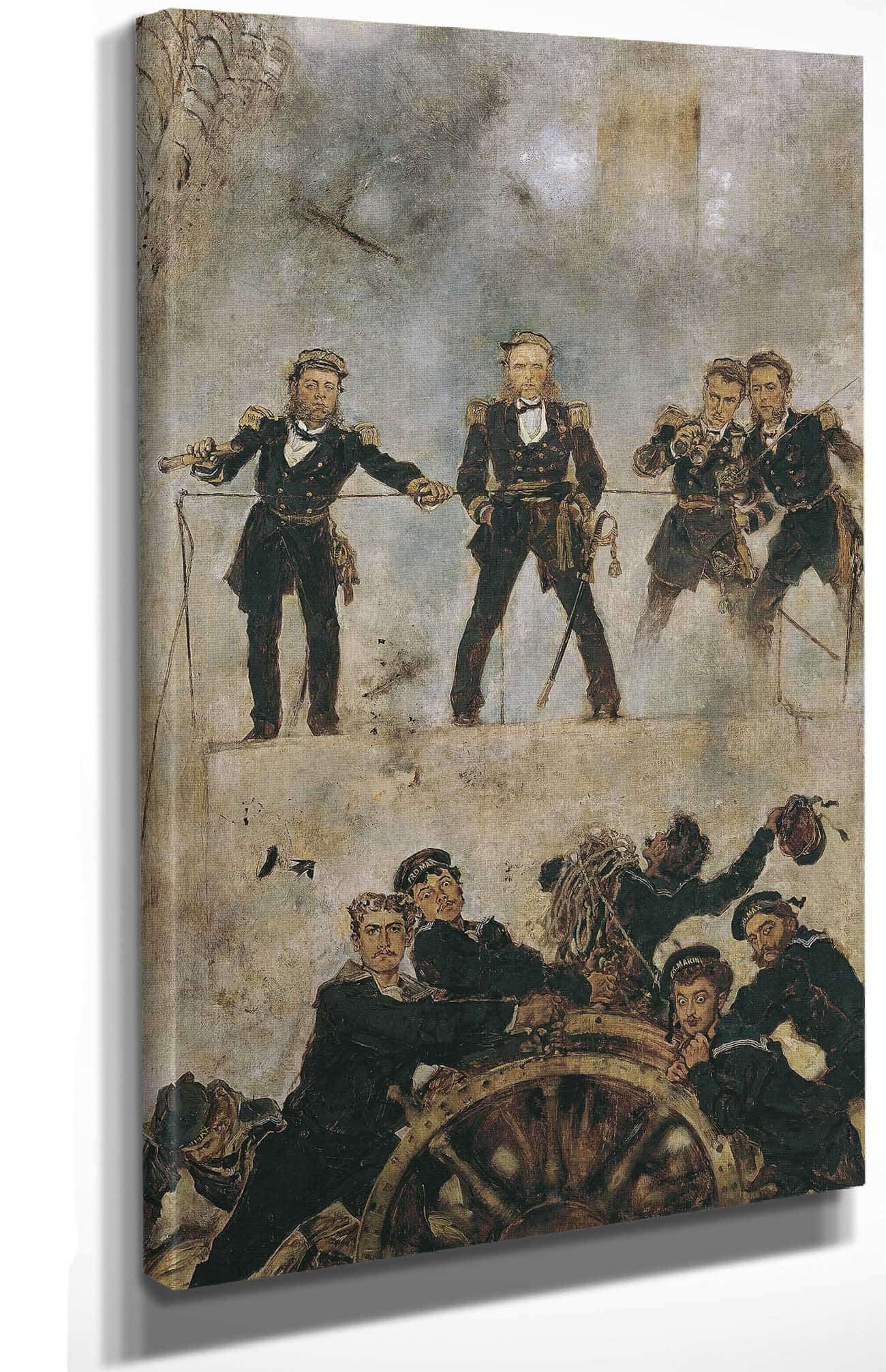Tegetthoff In Der Seeschlacht Bei Lissa I by Anton Romako Posters, Prints, & Visual Artwork