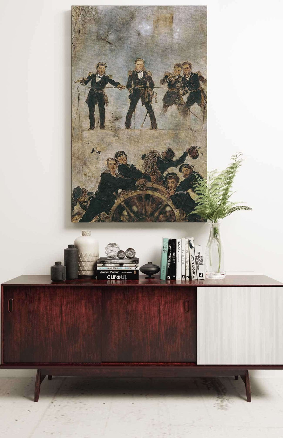 Tegetthoff In Der Seeschlacht Bei Lissa I by Anton Romako Posters, Prints, & Visual Artwork