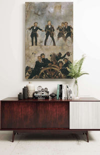 Tegetthoff In Der Seeschlacht Bei Lissa I by Anton Romako Posters, Prints, & Visual Artwork