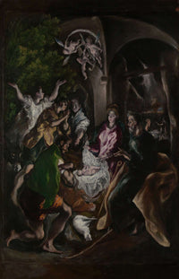 The Adoration Of The Shepherds by El Greco Posters, Prints, & Visual Artwork