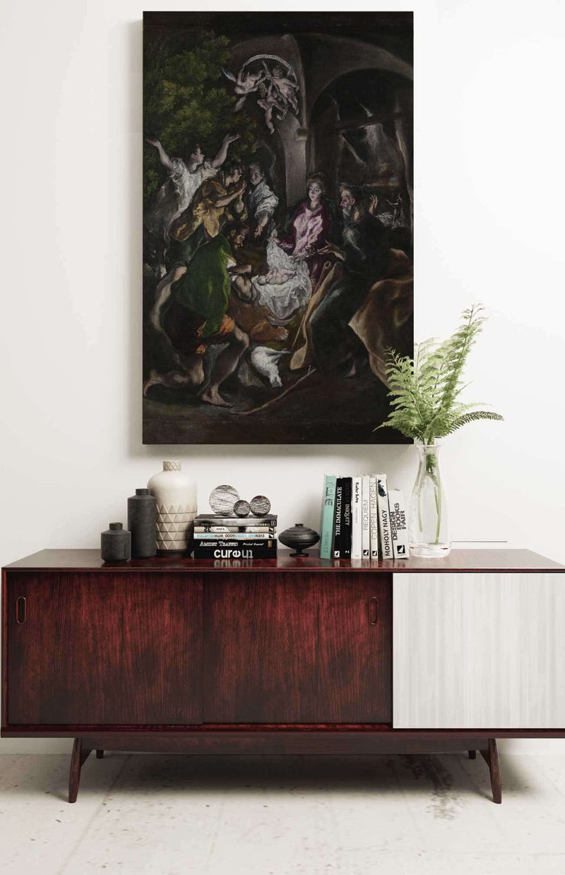The Adoration Of The Shepherds by El Greco Posters, Prints, & Visual Artwork