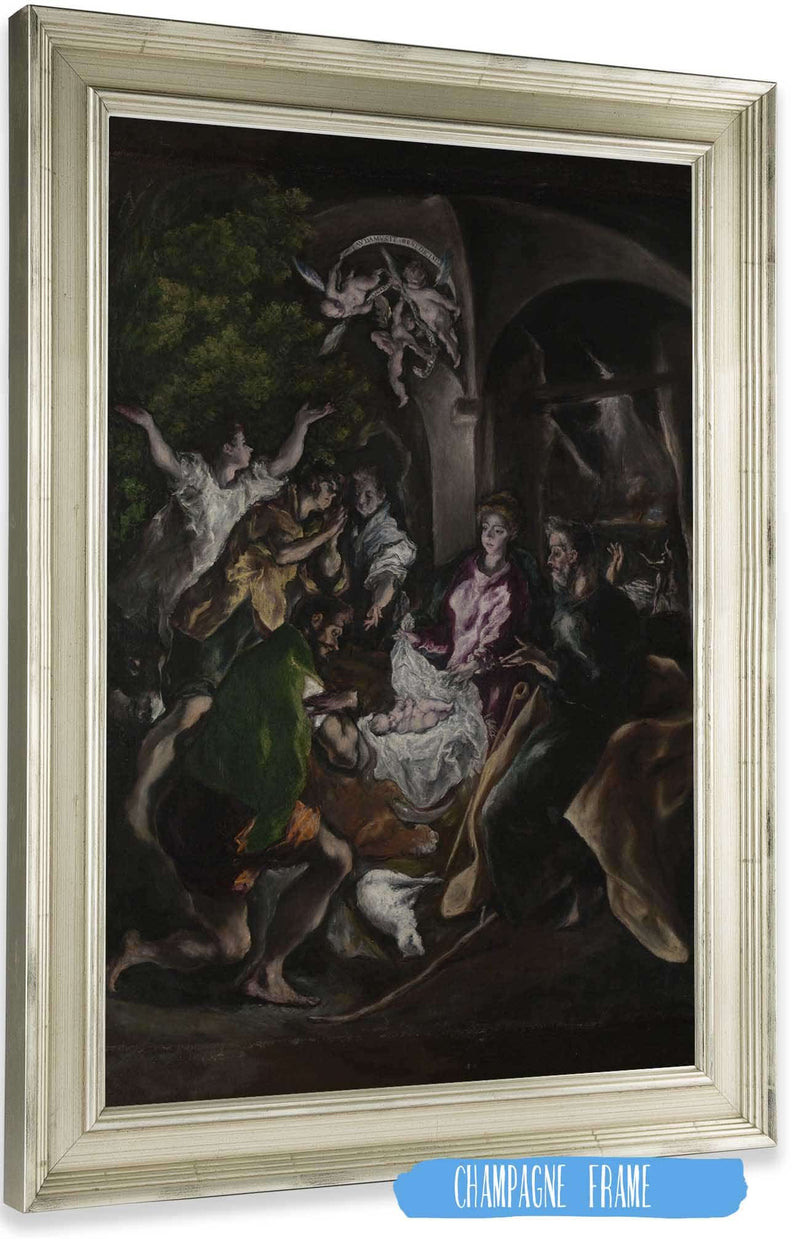 The Adoration Of The Shepherds by El Greco Posters, Prints, & Visual Artwork