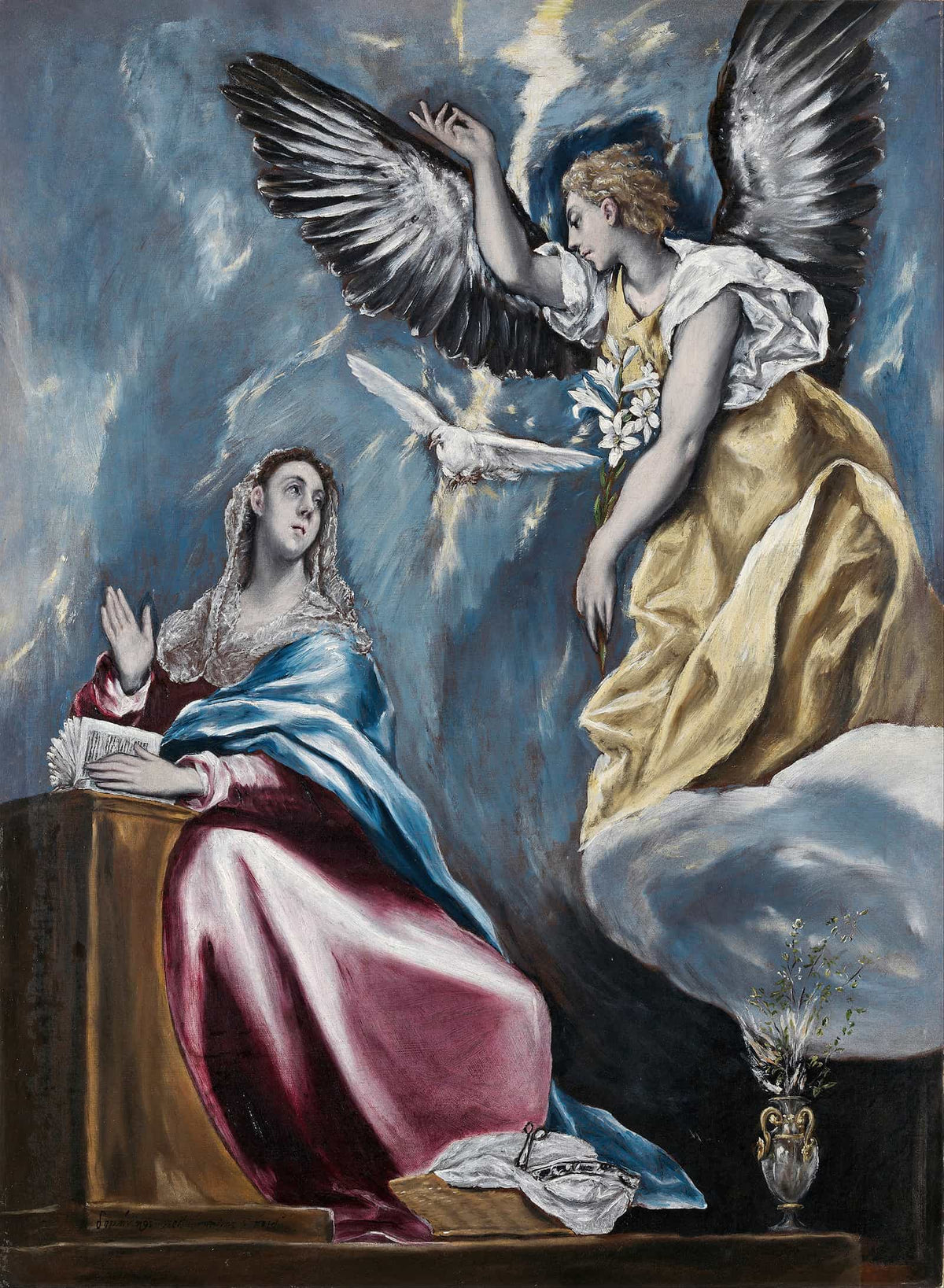 The Annunciation by El Greco Posters, Prints, & Visual Artwork