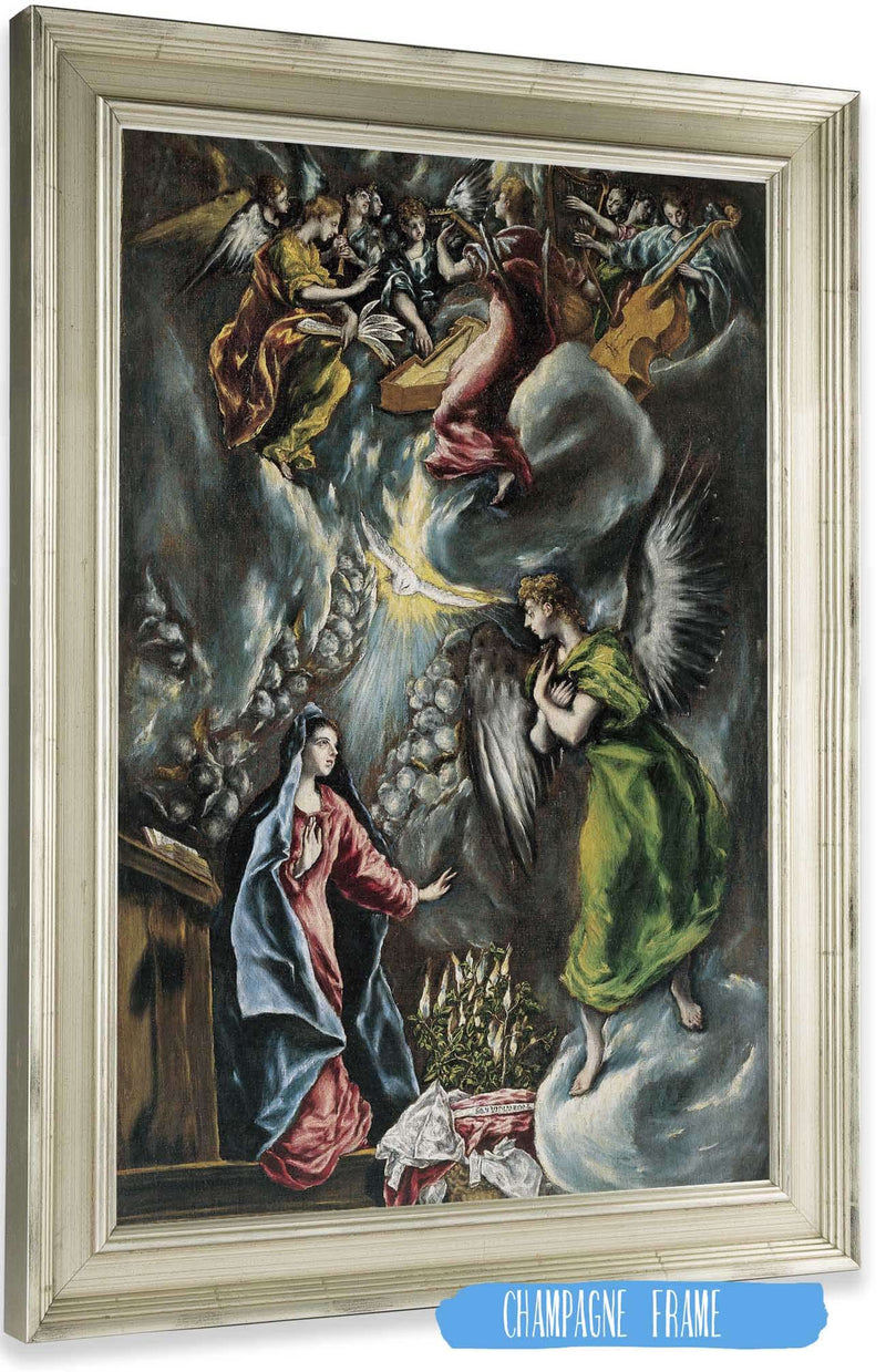 The Annunciation by El Greco Posters, Prints, & Visual Artwork
