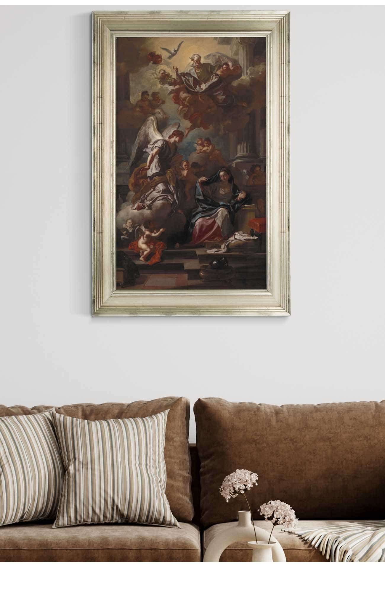 The Annunciation  by Francesco Solimena Posters, Prints, & Visual Artwork