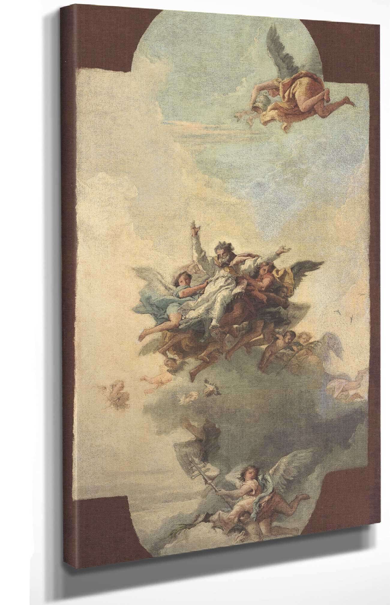 The Apotheosis Of A Pope And Martyr by Giovanni Domenico Tiepolo Posters, Prints, & Visual Artwork