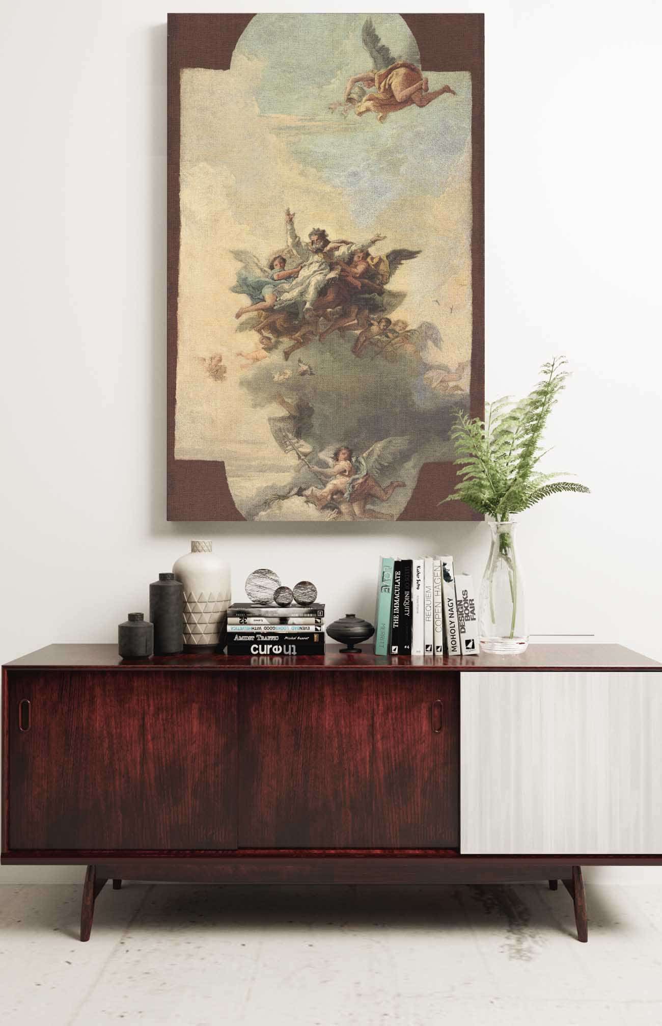 The Apotheosis Of A Pope And Martyr by Giovanni Domenico Tiepolo Posters, Prints, & Visual Artwork