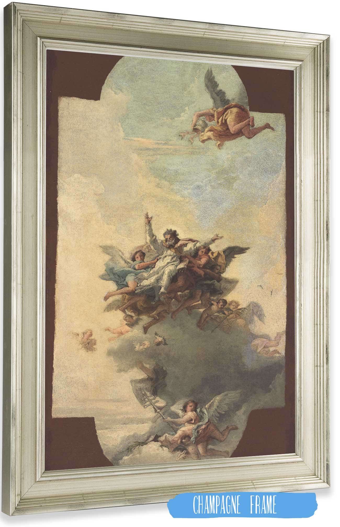 The Apotheosis Of A Pope And Martyr by Giovanni Domenico Tiepolo Posters, Prints, & Visual Artwork