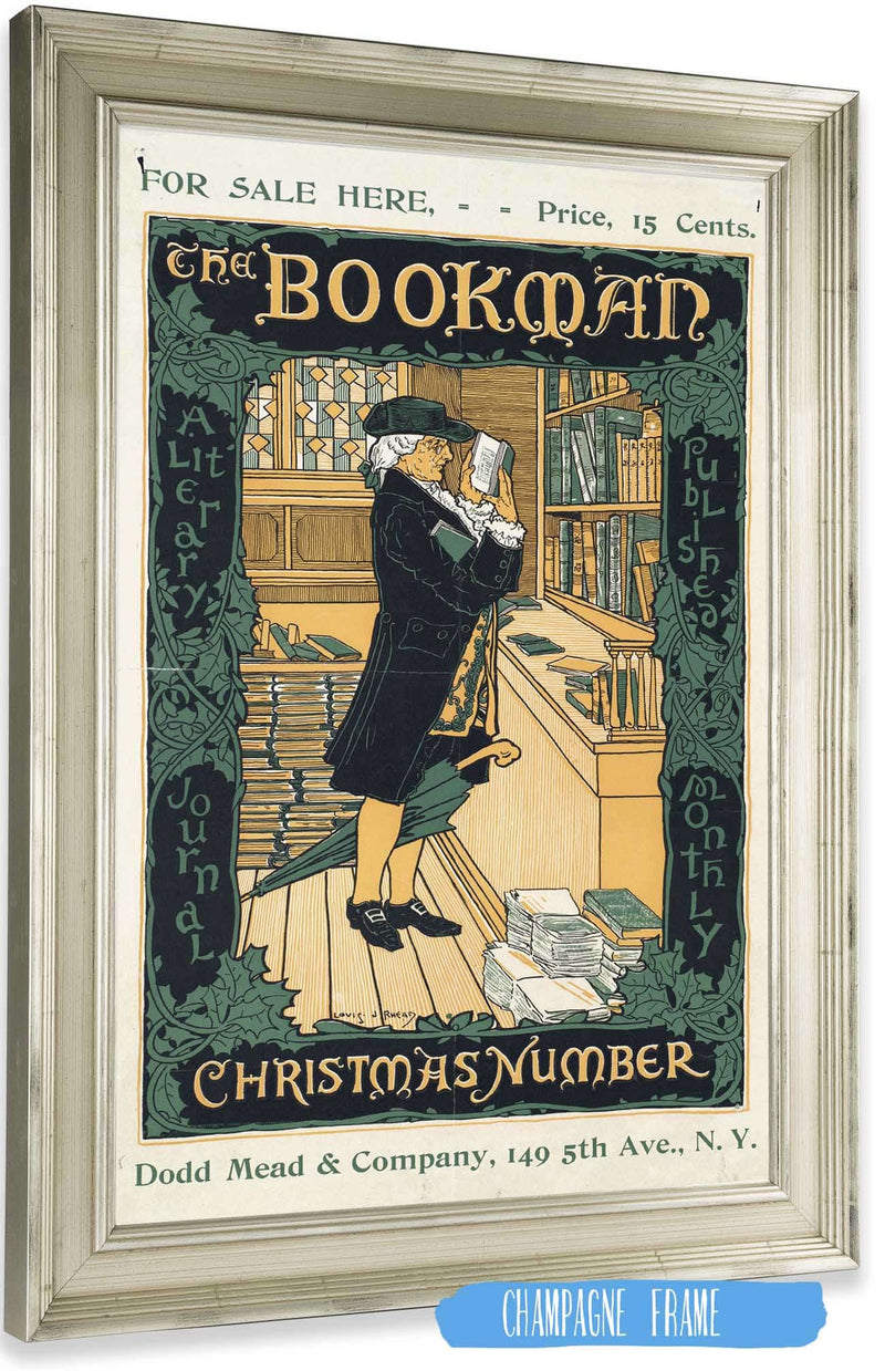 The Bookman Christmas Number   by Louis Rhead Posters, Prints, & Visual Artwork