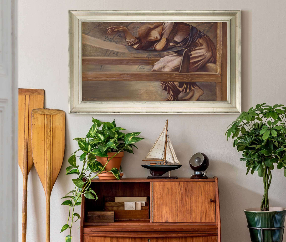 The Briar Rose Series Study For The Garden Court by Sir Edward Coley Burne Jones Posters, Prints, & Visual Artwork