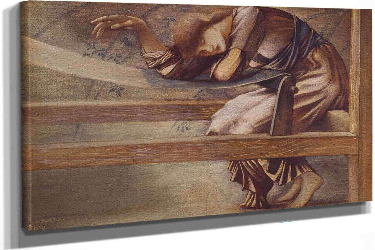 The Briar Rose Series Study For The Garden Court by Sir Edward Coley Burne Jones Posters, Prints, & Visual Artwork