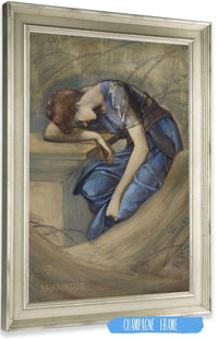 The Briar Rose Series Study For The Garden Court by Sir Edward Coley Burne Jones Posters, Prints, & Visual Artwork