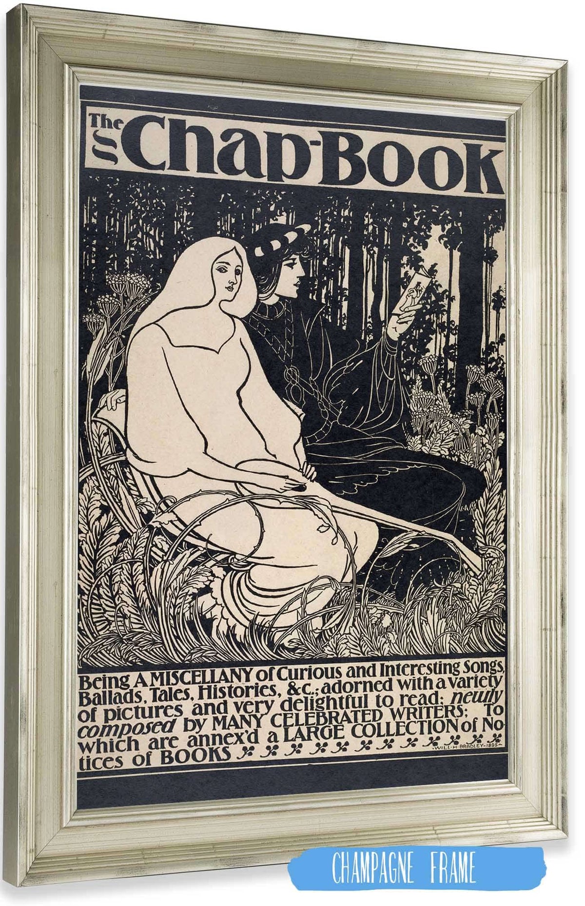 The Chap Book by Will Bradley Posters, Prints, & Visual Artwork