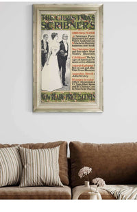 The Christmas Scribners  by Charles Dana Gibson Posters, Prints, & Visual Artwork