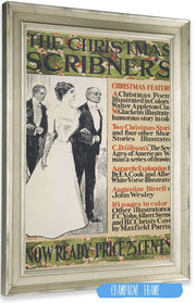 The Christmas Scribners  by Charles Dana Gibson Posters, Prints, & Visual Artwork