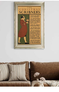 The Christmas Scribners by Edward Penfield Posters, Prints, & Visual Artwork