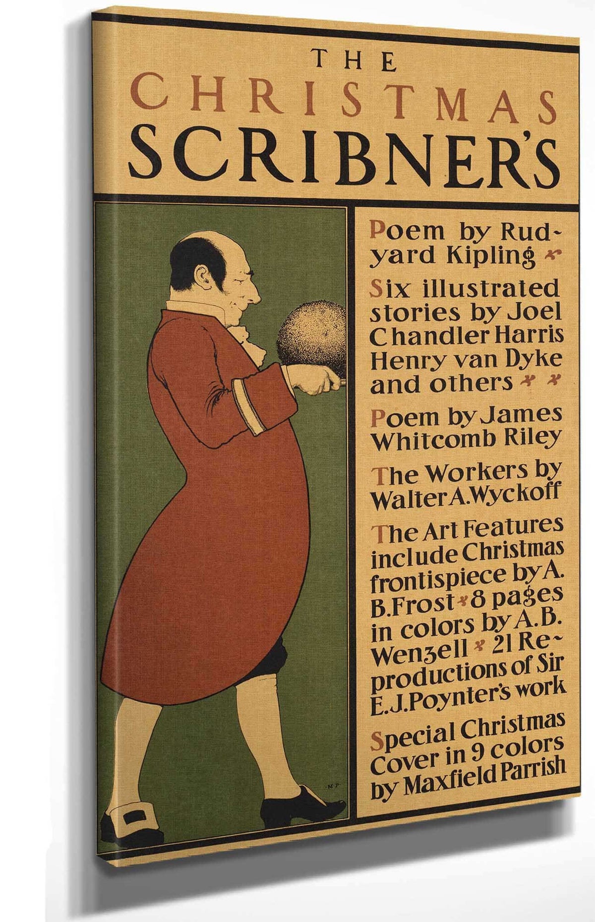 The Christmas Scribners by Edward Penfield Posters, Prints, & Visual Artwork