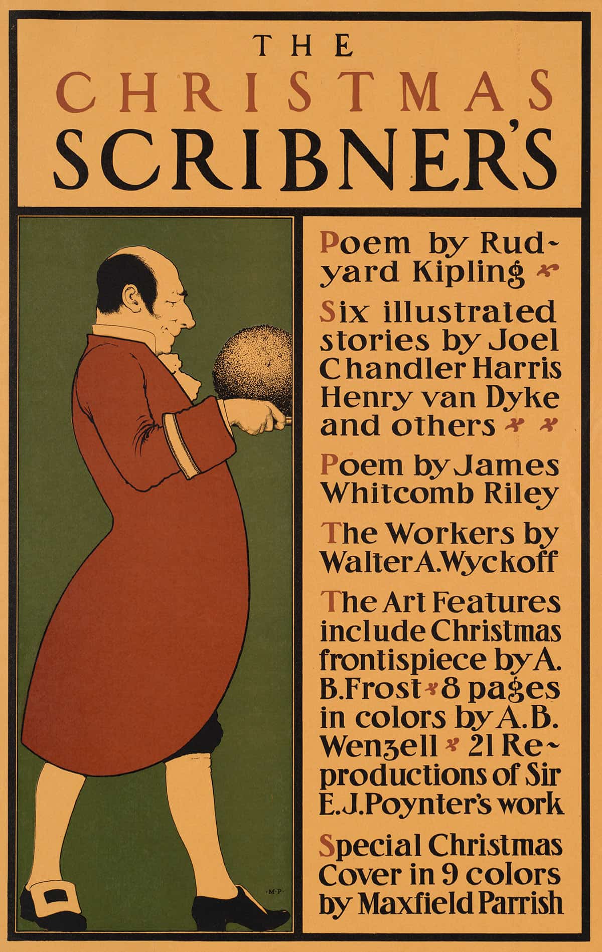 The Christmas Scribners by Edward Penfield Posters, Prints, & Visual Artwork