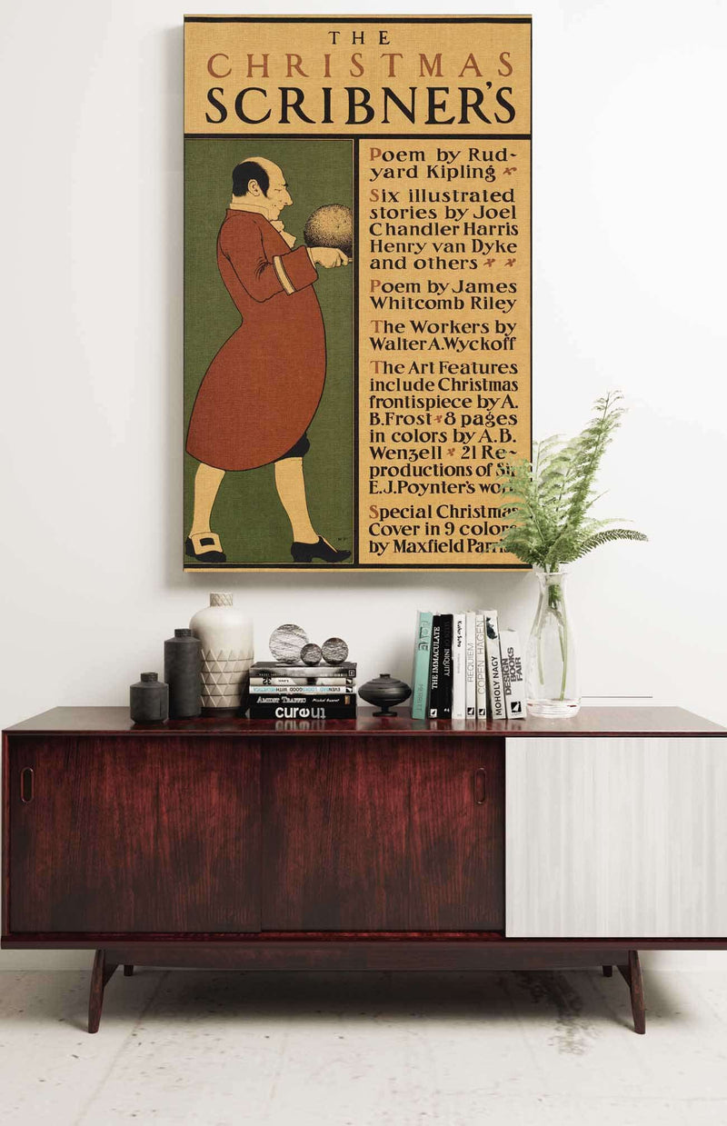 The Christmas Scribners by Edward Penfield Posters, Prints, & Visual Artwork