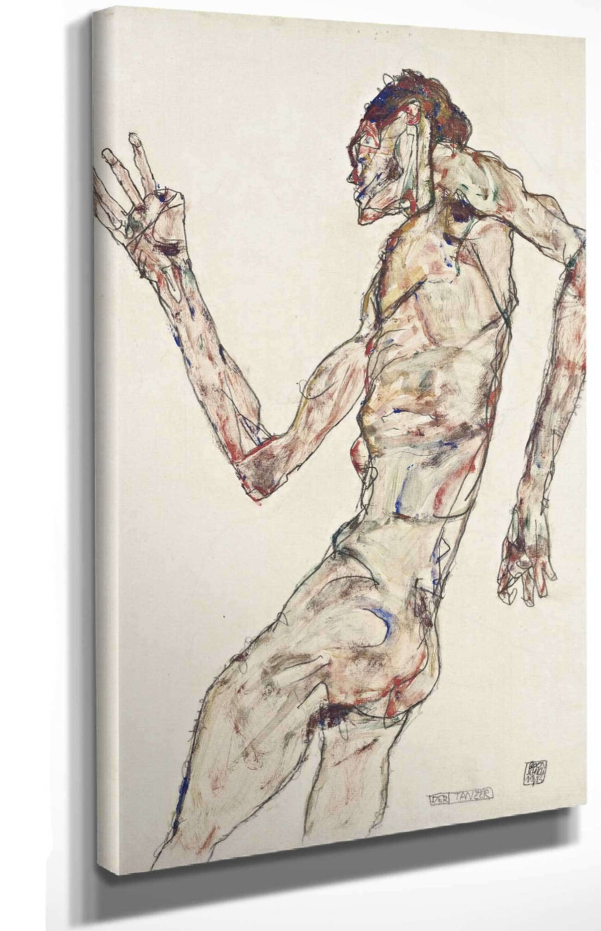 The Dancer by Egon Schiele Posters, Prints, & Visual Artwork