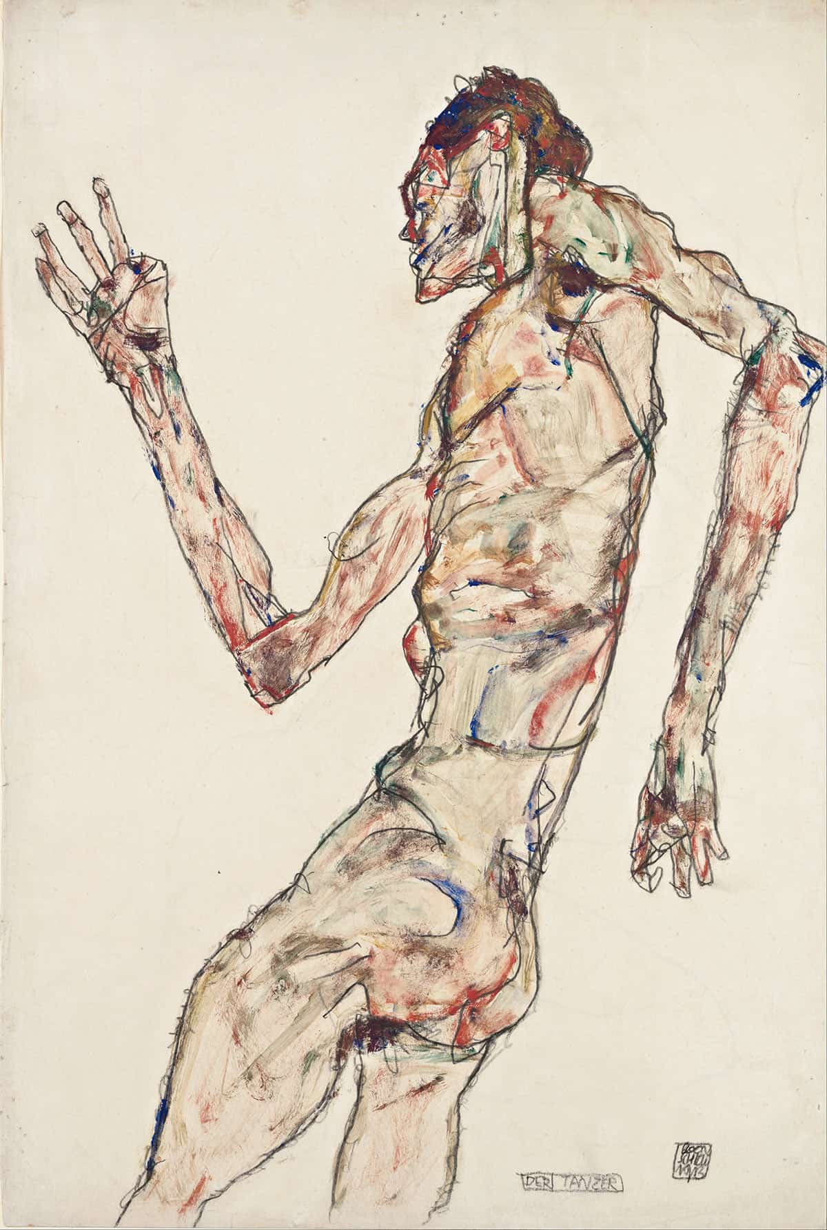 The Dancer by Egon Schiele Posters, Prints, & Visual Artwork