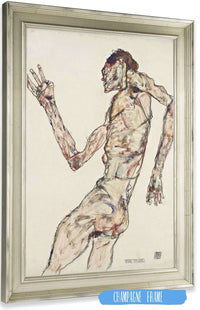 The Dancer by Egon Schiele Posters, Prints, & Visual Artwork