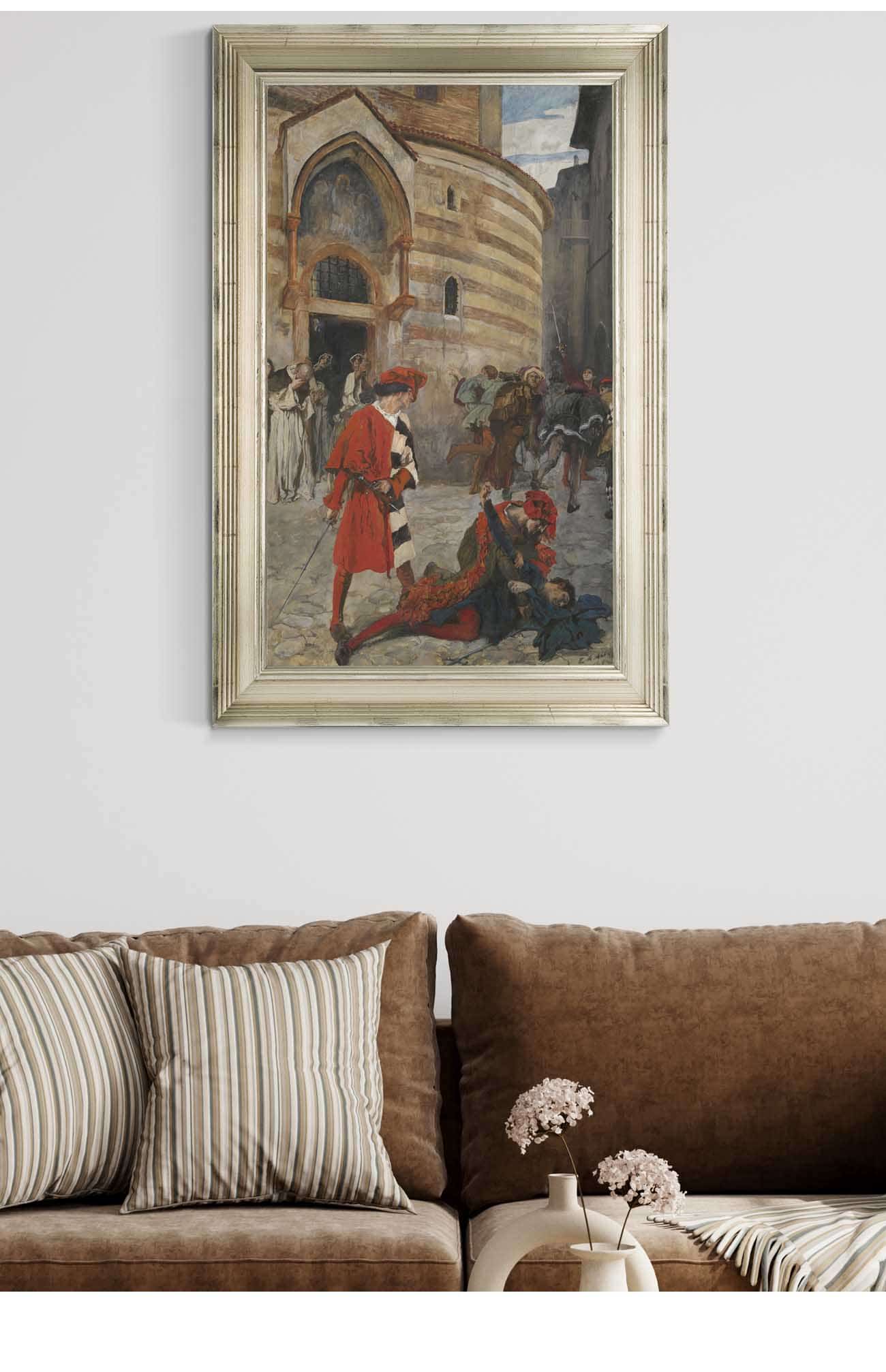 The Death Of Mercutio Act Iii Scene I Romeo And Juliet by Edwin Austin Abbey Posters, Prints, & Visual Artwork