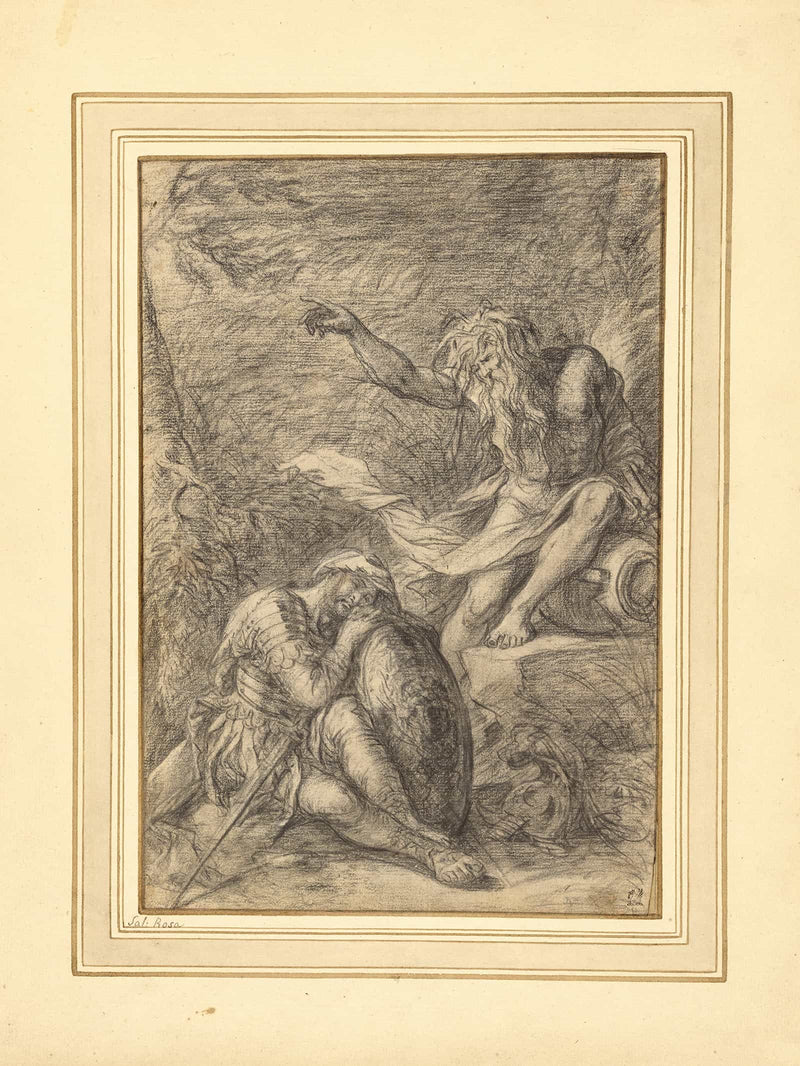 The Dream Of Aeneas by Salvator Rosa Posters, Prints, & Visual Artwork