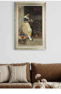 The Fairest Rose by Eugen Von Blaas Posters, Prints, & Visual Artwork