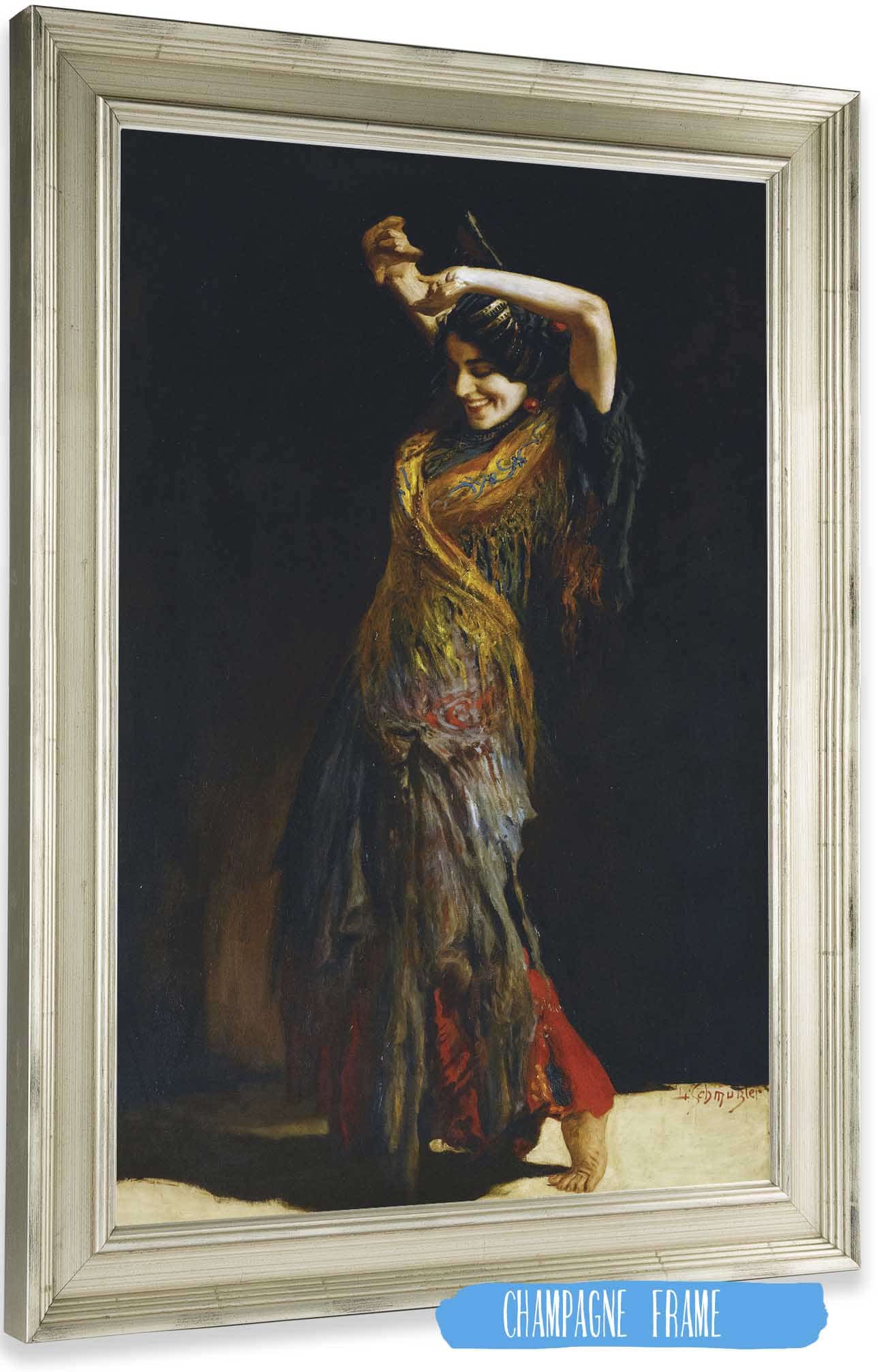 The Flamenco Dancer by Leopold Schmutzler Posters, Prints, & Visual Artwork
