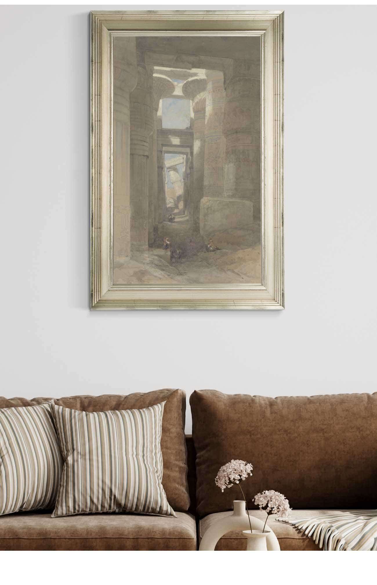 The Great Temple Of Amon Karnak The Hypostyle Hall by David Roberts Posters, Prints, & Visual Artwork