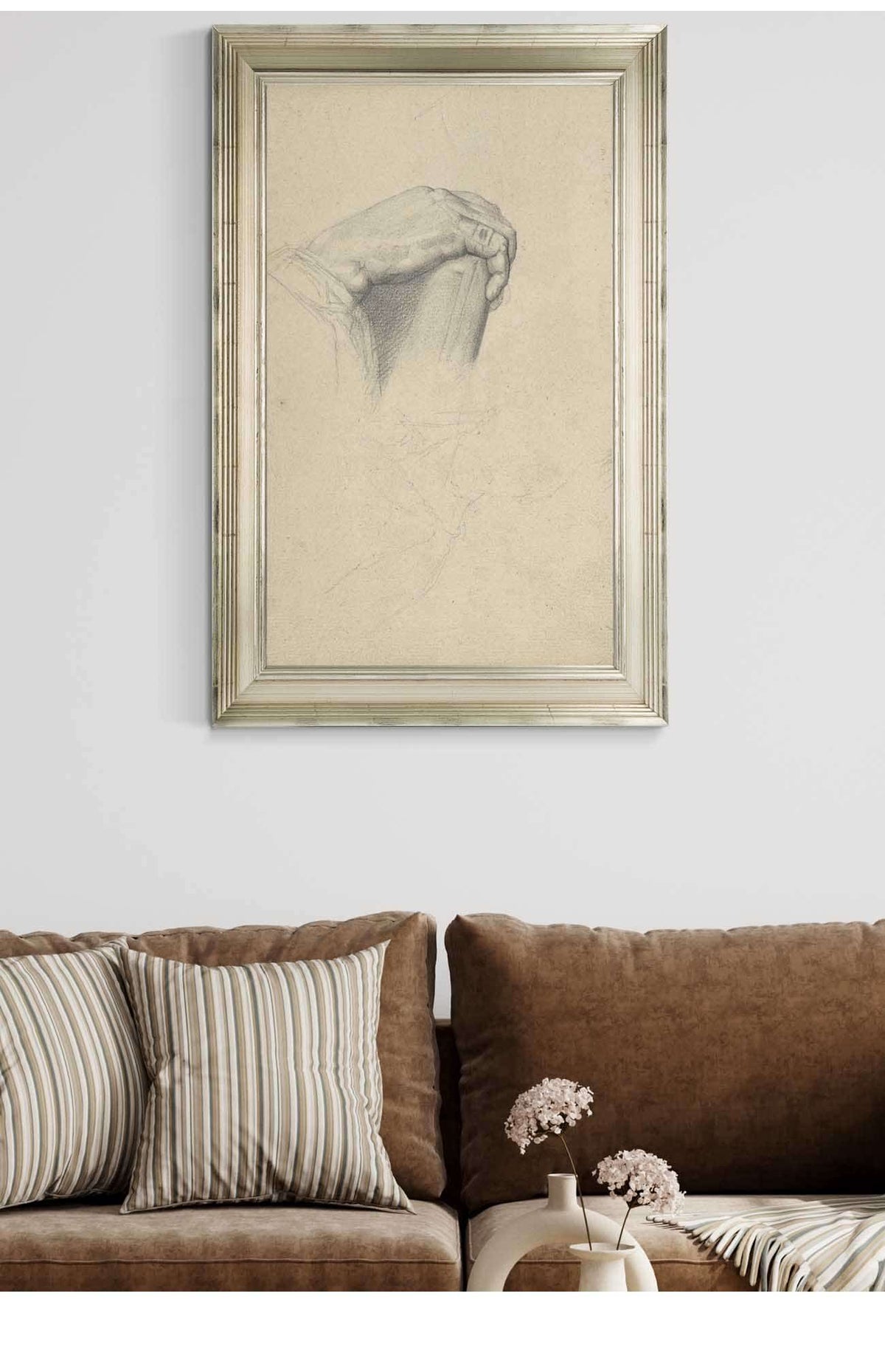 The Hand Of Poussin After Ingres   by Georges Seurat Posters, Prints, & Visual Artwork