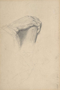 The Hand Of Poussin After Ingres   by Georges Seurat Posters, Prints, & Visual Artwork