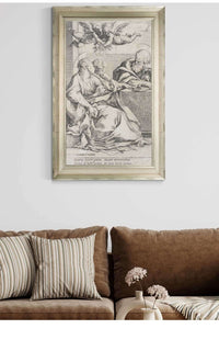 The Holy Family With Two Angels by Guido Reni Posters, Prints, & Visual Artwork