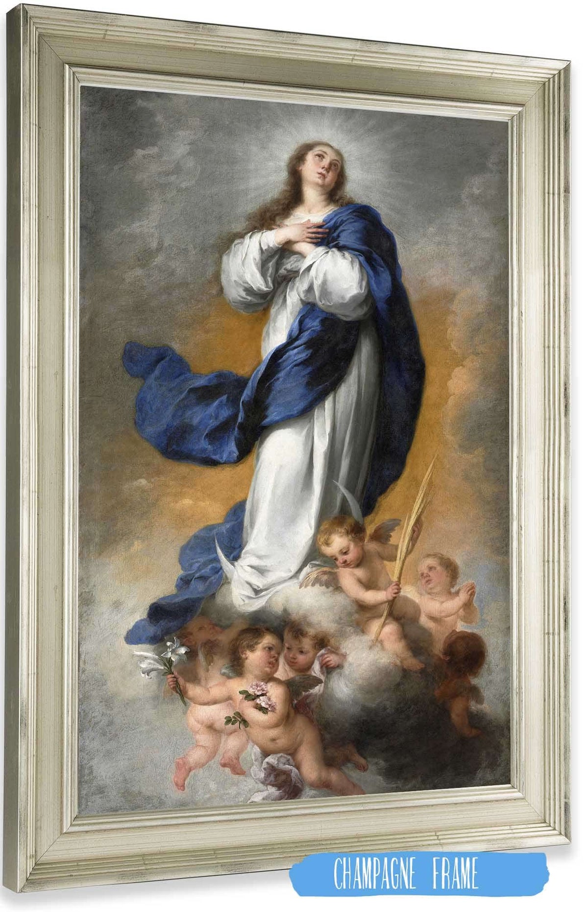 The Immaculate Conception by Bartolome Esteban Murillo Posters, Prints, & Visual Artwork