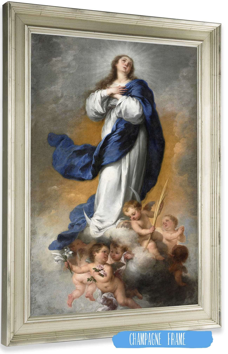 The Immaculate Conception by Bartolome Esteban Murillo Posters, Prints, & Visual Artwork
