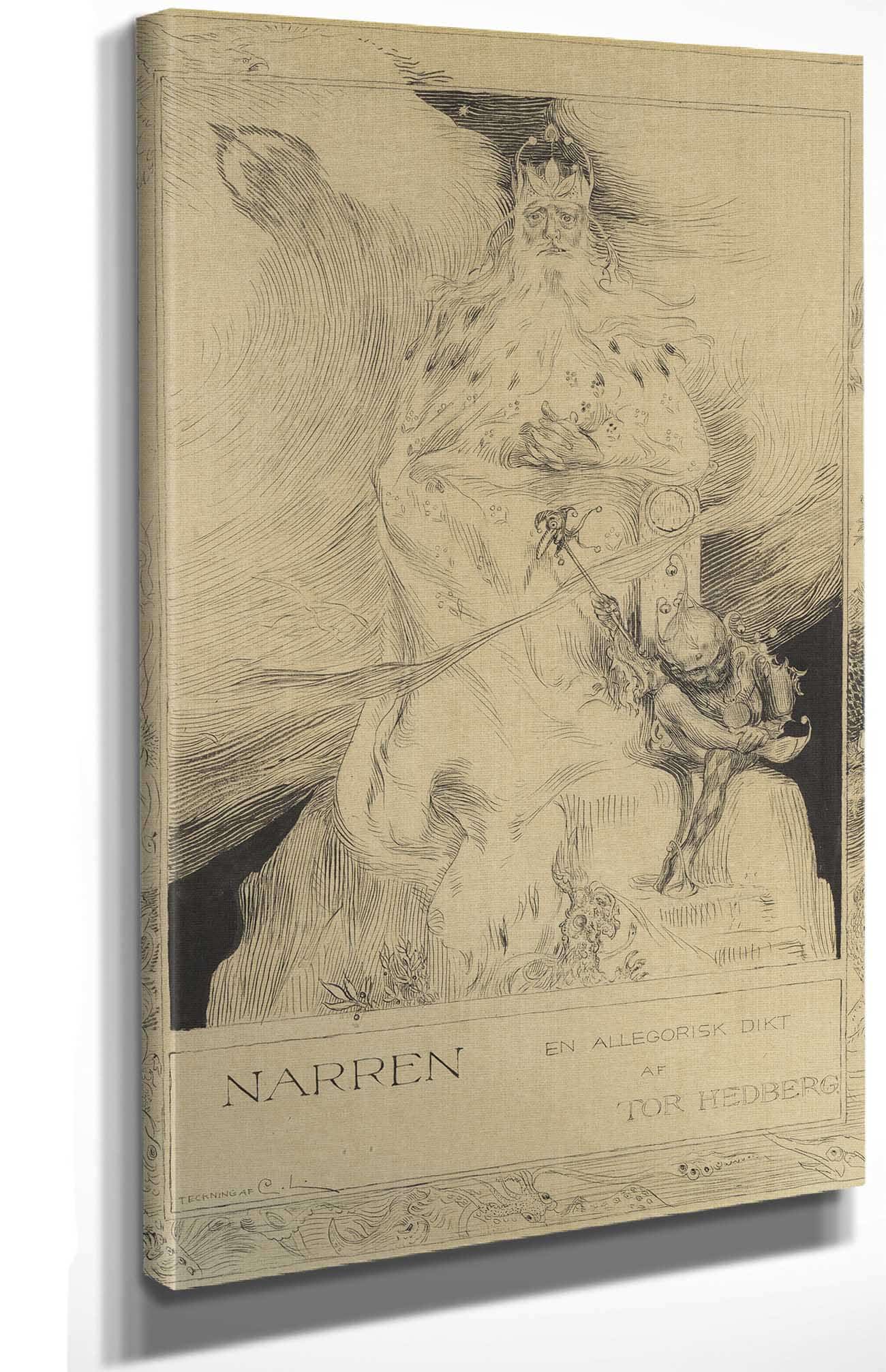 The Jester by Carl Larsson Posters, Prints, & Visual Artwork