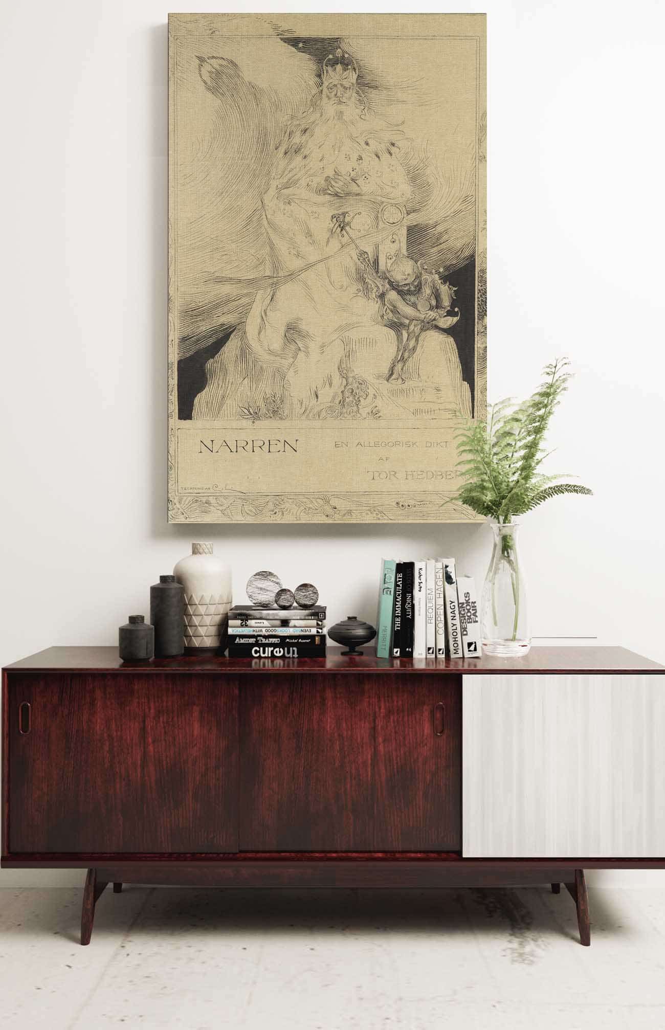 The Jester by Carl Larsson Posters, Prints, & Visual Artwork